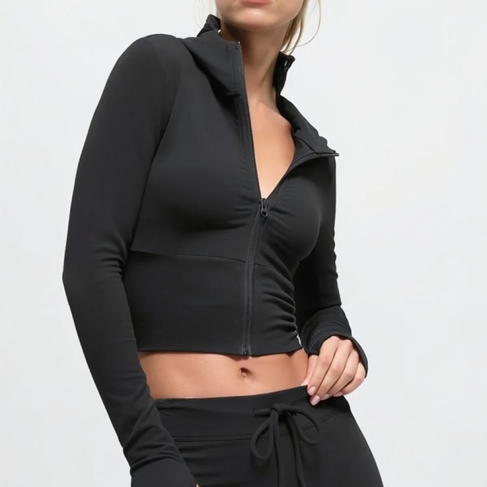 Running Gear Junior - Sportkledingset voor dames: crop top, jas