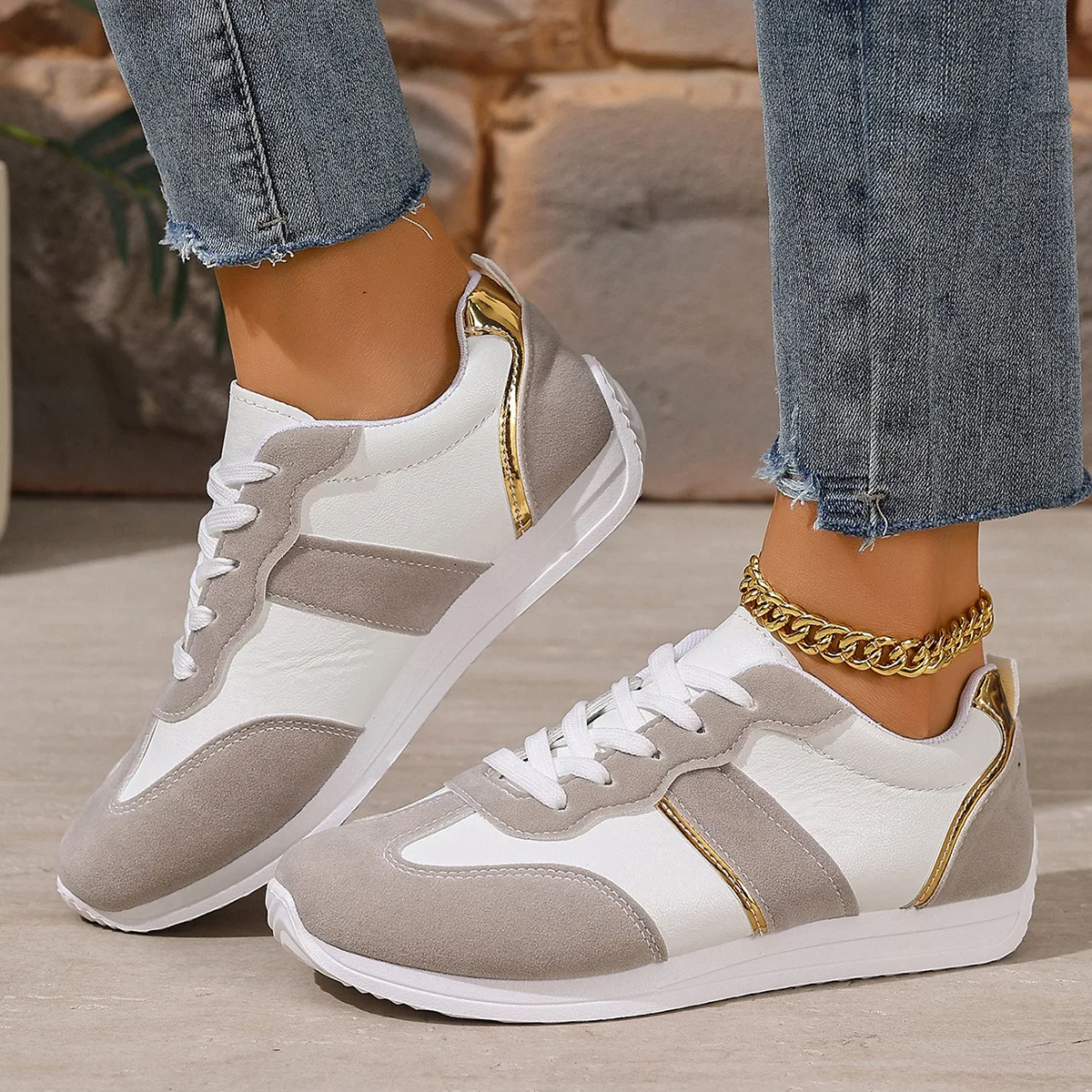 Running Shoes Women - Casual lage hardloopschoenen voor dames, platte