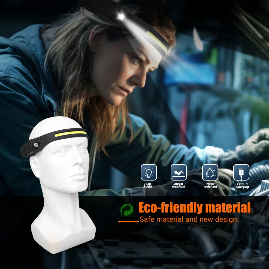 Oplaadbare koplamp Bewegingsse - Running Headlamp recensie en prijs