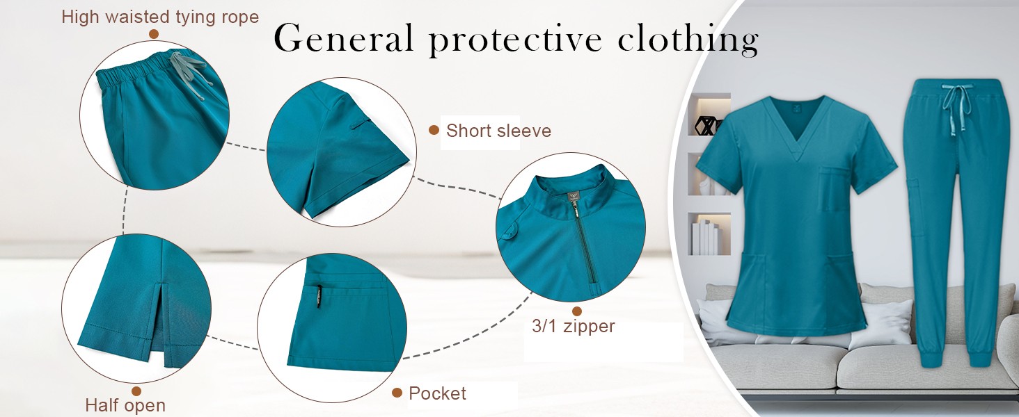 Comfortabele scrubset, medisch - Joggers Pants recensie en prijs