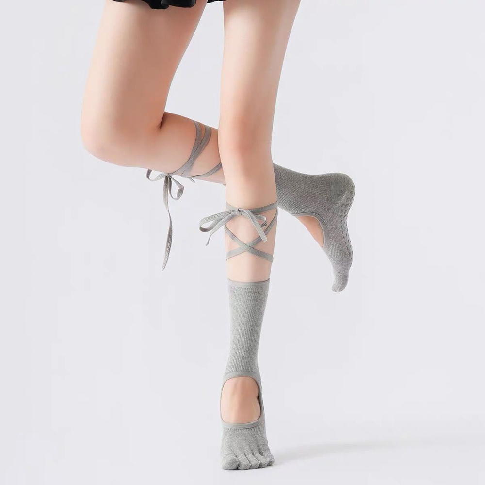 Ballet-yoga-sokken met veters  - Sports Socks recensie en prijs