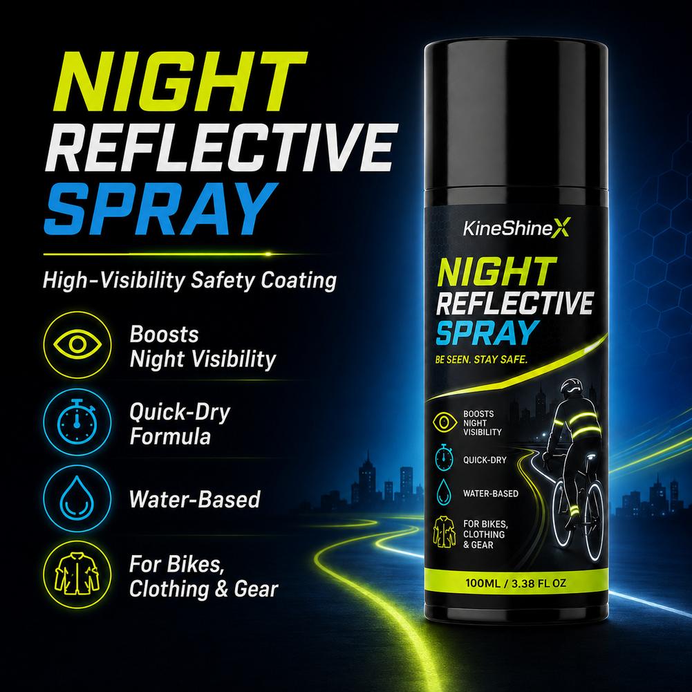 100 ml nachtschijnende spray,  - Running Visibility Gear recensie en prijs